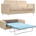 El principio de doblar una cama plegable francesa tipo sofá