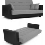 Sofá gris con litera