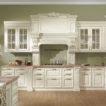 Cuisine classique en blanc