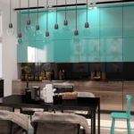 Conception de cuisine avec coin repas