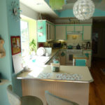 Comptoir de bar stratifié