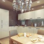 Intérieur de cuisine high-tech