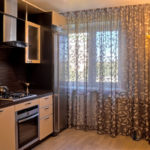 ตกแต่งห้องครัวด้วยผ้าม่านพื้น