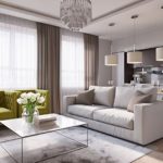 Τραπέζι σαλονιού σε μεταλλικό πλαίσιο