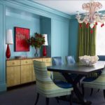 Ruang makan di ruang tamu dapur