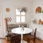 Sofá de cocina rústica