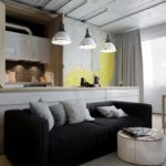 Luces colgantes en el interior