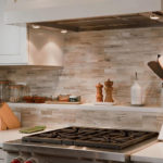 apron dapur batu tiruan