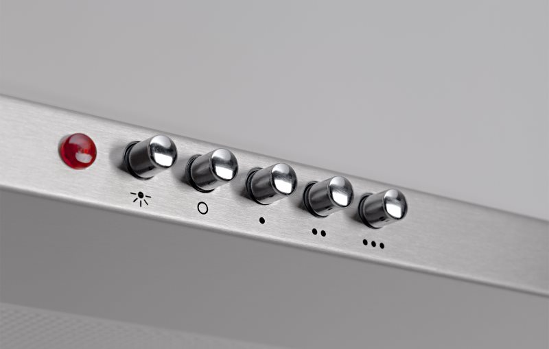 Panel kawalan tekan-butang hud dapur