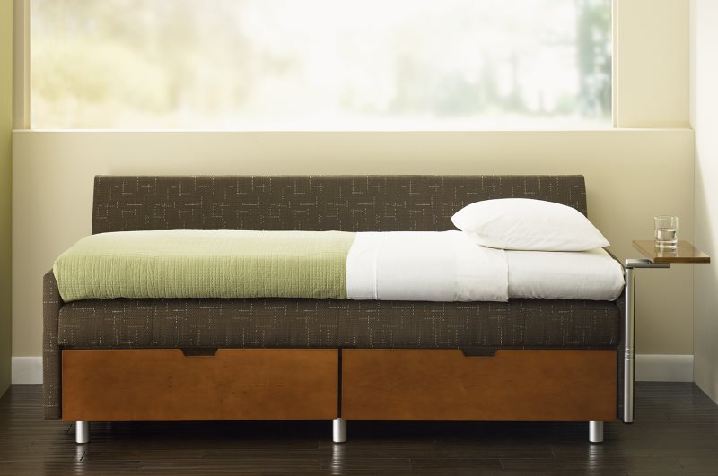 Sofa gọn gàng với hai ngăn kéo