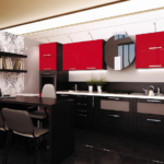 Chic cuisine - red ferrari gloss and veins