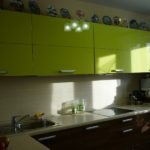 Bright kitchen with an interesting collection of plates