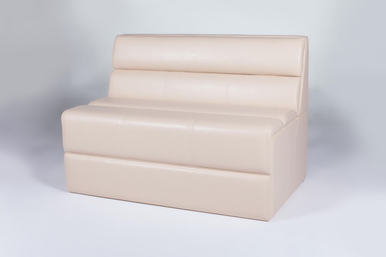 Γαλλικά καναπέδες καναπέδες κρεβάτι με οικολογική δερμάτινη ταπετσαρία