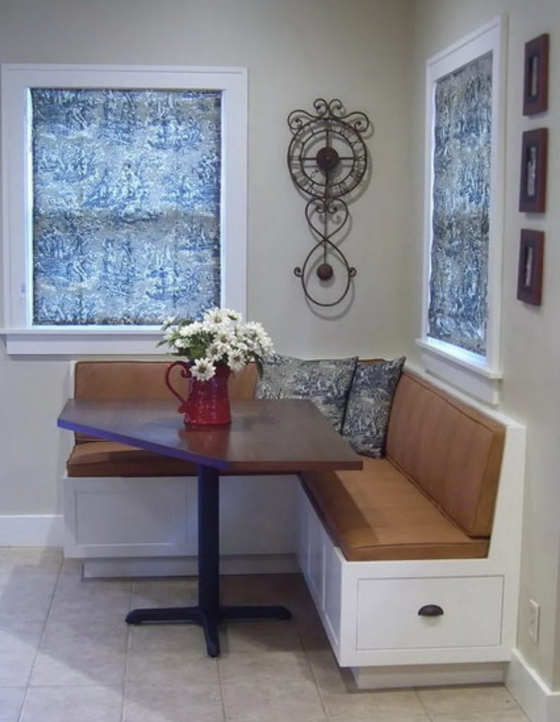 Γωνιακός καναπές με συρτάρια