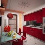 Kerusi plastik Burgundy