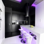 Bahagian dapur berteknologi tinggi