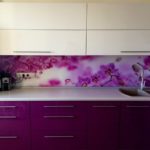 Mencetak foto di apron dapur yang diperbuat daripada akrilik