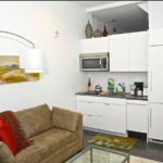 Élément de cuisine linéaire compact