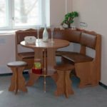 Γωνιακό κουτί κουζίνας με μοριοσανίδες