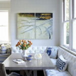 Δομημένη εικόνα στον τοίχο της κουζίνας