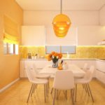 ผ้าม่านโรมันในห้องครัว