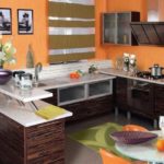 เลย์เอาต์รูปตัวยูของพื้นที่ทำงานของห้องครัว