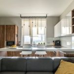 Kahvaltı barı ile mutfak tasarımı