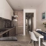 Mutfak dekorasyonunda taze çiçekler