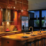 Oryantal tarzı mutfak aydınlatması