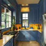 Dapur sempit di rumah negara