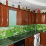 Șorț de bucătărie cu imprimare foto verde