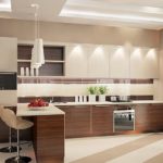 Proiectați o bucătărie spațioasă într-un stil modern