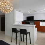 Blat de bare din cărămidă albă