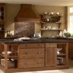 Insula de bucătărie pe insulă deschisă