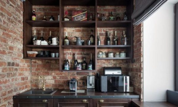 Kitchenette in loftstijl