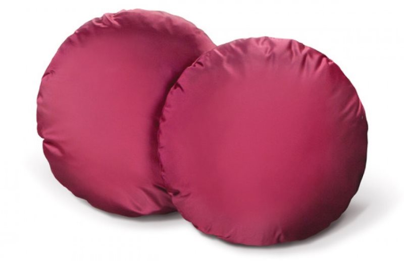 Deux coussins de chaise faits maison