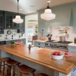 Kitchen island wood worktop