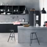Concrete Wall Kitchen Design