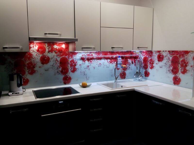 Rétro-éclairage LED pour tablier acrylique