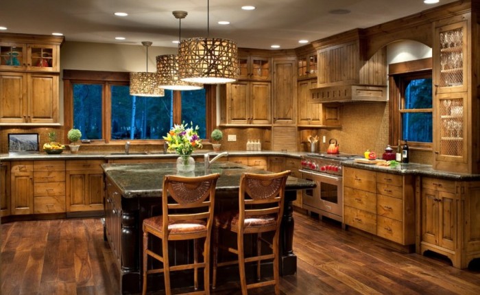 Cuisine campagnarde.