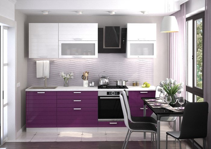 Nhà bếp là mô-đun trong thiết kế.