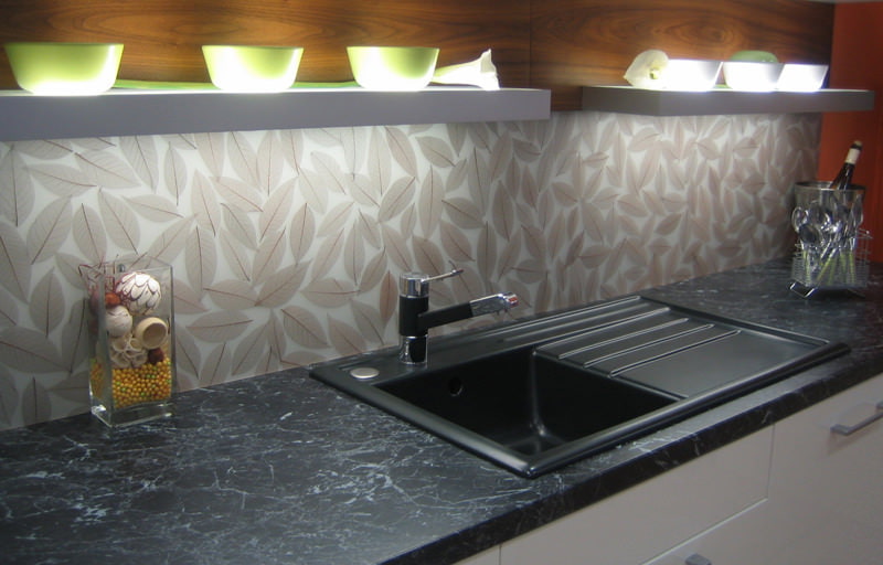 Tablier acrylique imprimé floral