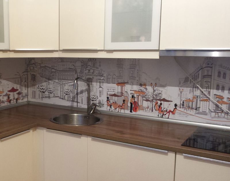 Garniture en PVC pour tablier de cuisine