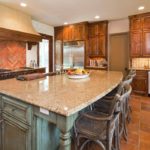 Isla de cocina encimera de piedra