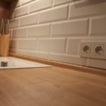 Șorț de bucătărie imitație cărămidă