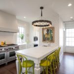 White kitchen in a country house