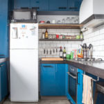 White ceramic kitchen apron