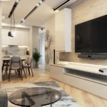 Μαύρη τηλεόραση στην περιοχή του καναπέ