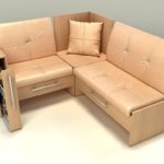 kitchen corner with armrest bar