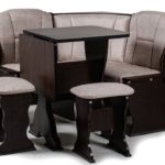 kitchen corner with folding table